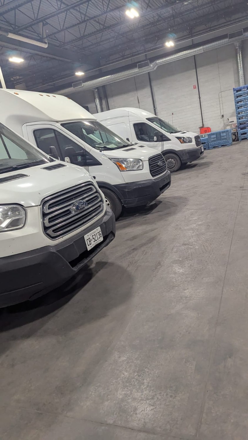 Intact Courier same-day delivery fleet in Calgary